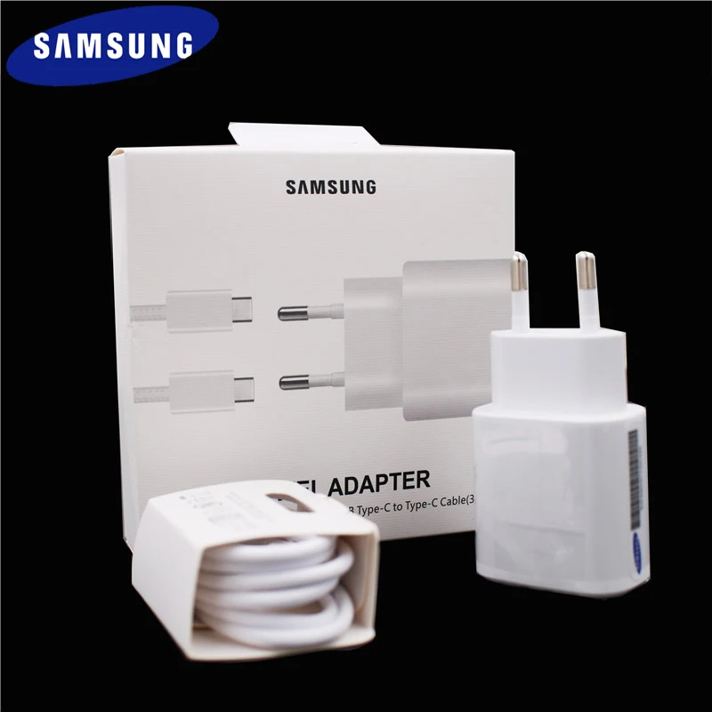 Оригинальное сверхбыстрое зарядное устройство Samsung Galaxy Note 10 25 Вт USB PD настенный