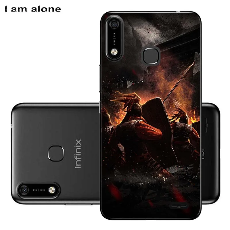 Сумка для телефона I am alone для Infinix Hot 7X624 6,2 дюймов Мягкий ТПУ модные чехлы для мобильных телефонов Infinix Hot 7X624 - Цвет: TPU H14