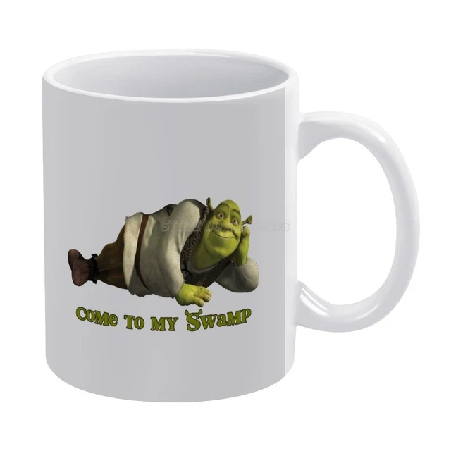 Shrek White Mug Vintage Mug New Unisex Size Mug Shrek 2 The Third Forever  After Donkey Smash Mouth Meme Culture Pop - Mugs - AliExpress