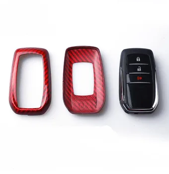 

high quality carbon fiber Remote Key Fob Case Shell cover for Toyota RAV4 Alphard Previa (check the shape pls)
