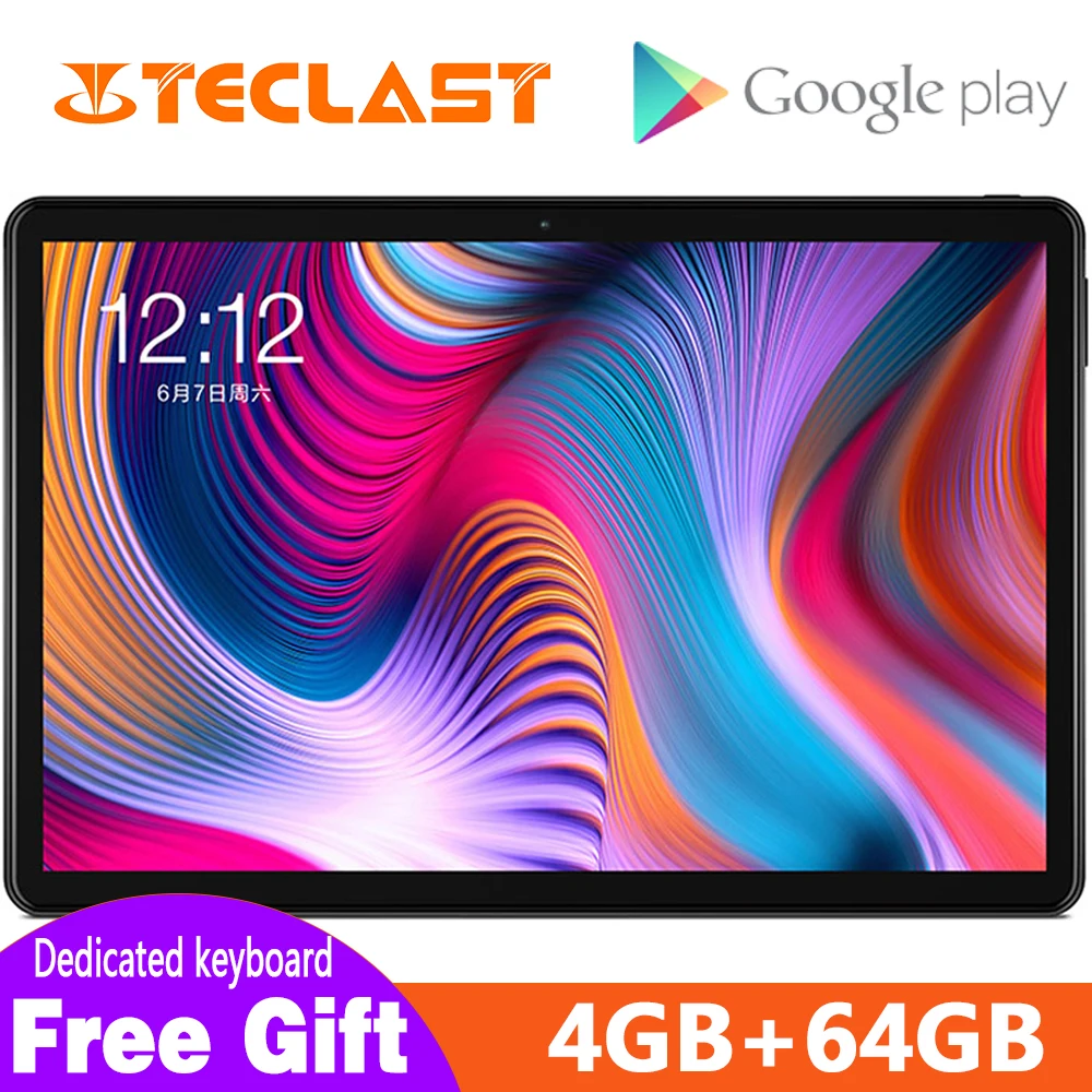 Новые 2.5D планшеты Teclast T30 Andriod 9,0 планшетный ПК 10,1 дюймов 4 ГБ ОЗУ 64 Гб ПЗУ 4G Телефонный звонок 8000 мАч двойная камера gps type-C