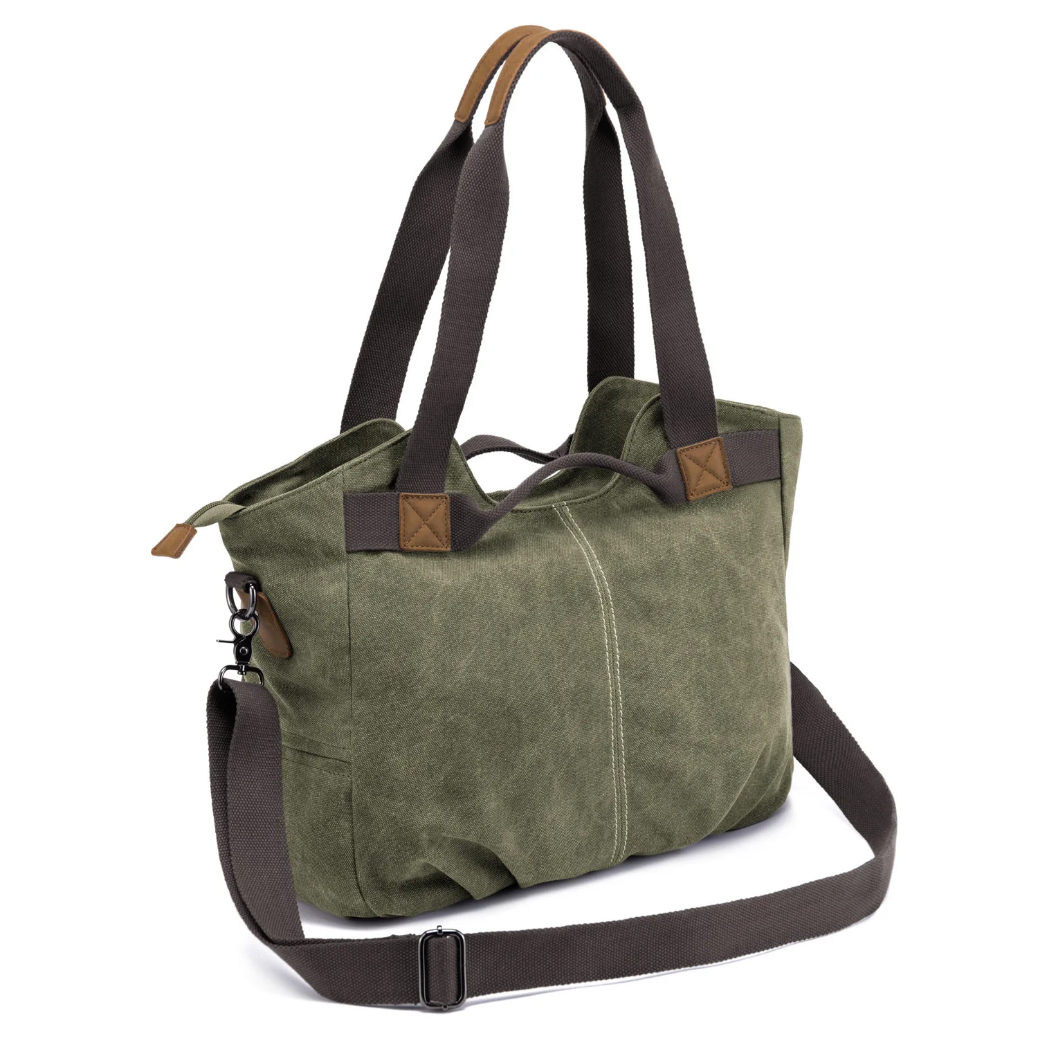 

Leisure Time Single Shoulder Woman Package Canvas Diagonal Woman Package Solid Color Literature Canvas Single Shoulder Package