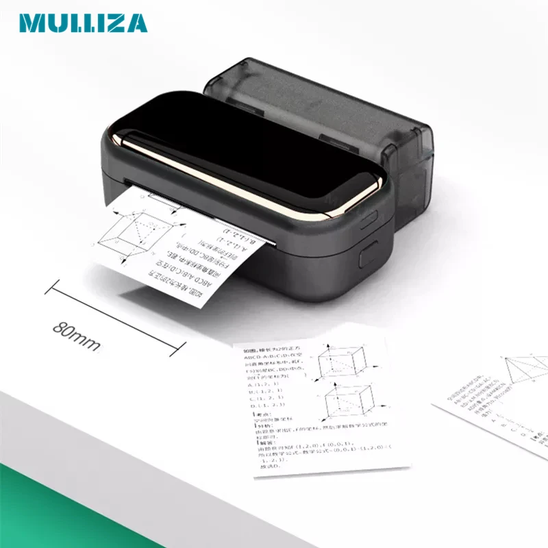 

80mm HD Wrong Question Machine Mini Pocket Portable Photo Small Bluetooth Thermal Printer