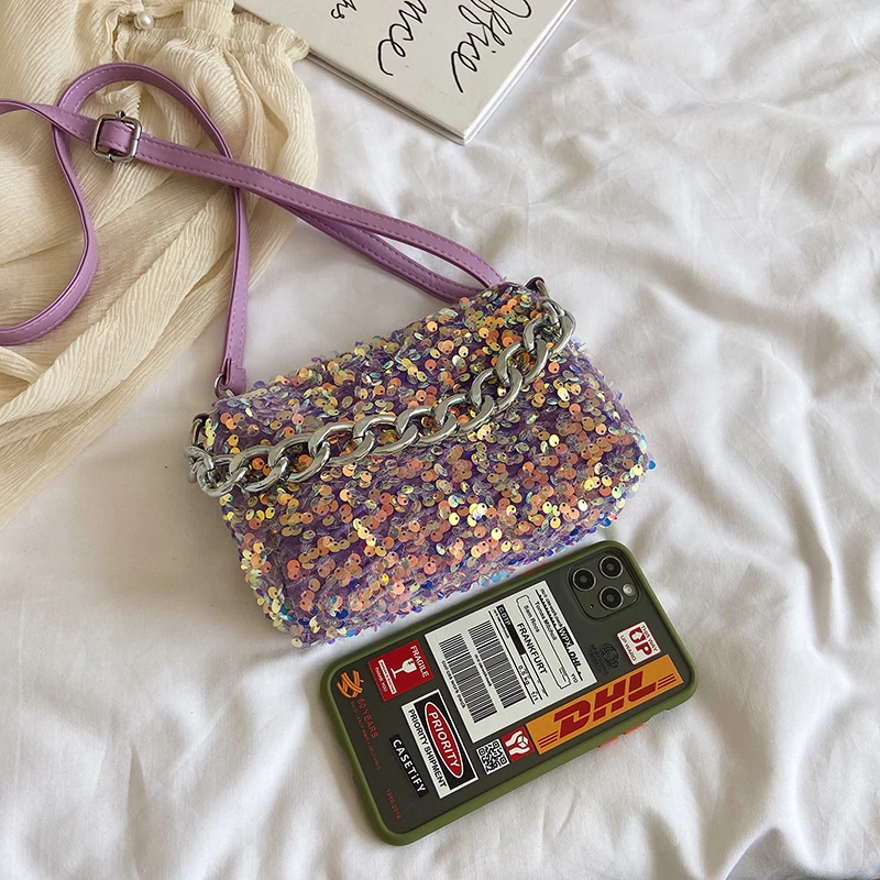 Bolsa Paetê Luxo