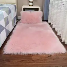 Мягкий искусственный мех, шерсть, ковер для гостиной, дивана, плюшевые ковры, покрытие для спальни, матрас, двери, окна, ковры, рождественский подарок