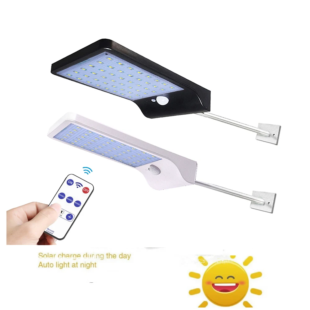

48/36 LED Solar light Solar lamps Motion Sensor Energy Saving Waterproof Outdoor 3 working mode spotlight floodlight pole