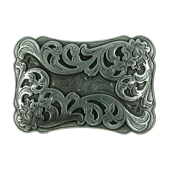 

Men's 3D Punk Belt Buckles Clothing Accessories (Gray Rectangular Buckle)