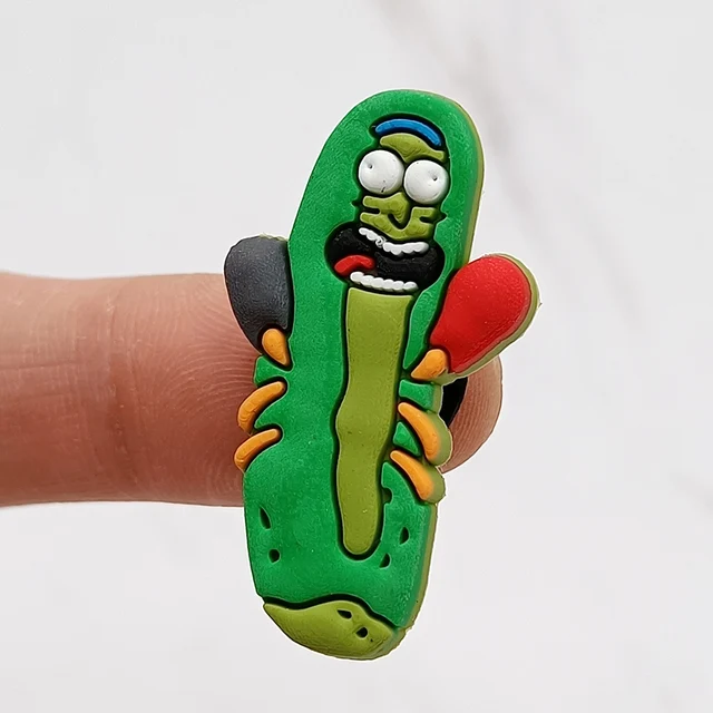 Dropshipping 1Pcs Cartoon PVC Shoe Charms Sandal Accessories Diy Fantasy Adventure Shoe Buckle Decoration Jibz For Croc Charms J