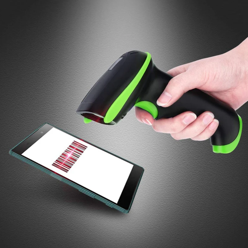YHD 5100 считыватель штрих кодов с 2 4G Беспроводной USB кабель совместимый IOS/Android/Windows