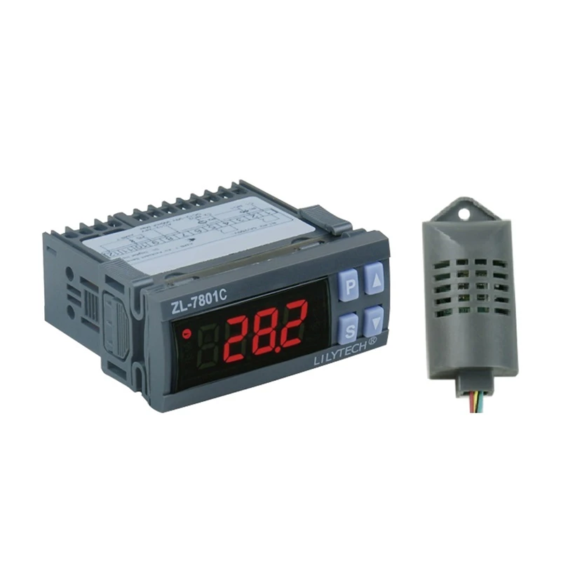 

ZL-7801C 220V Incubator Temperature and Humidity Controller LCD Digital Incubator Incubation Humidity Controller