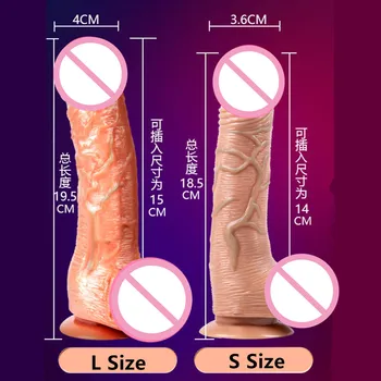 Wireless Remote Control Realistic Heating Big Dildo Penis Vibrator Sex Toys For Women Adult Female Masturbator Vagina Massager 2