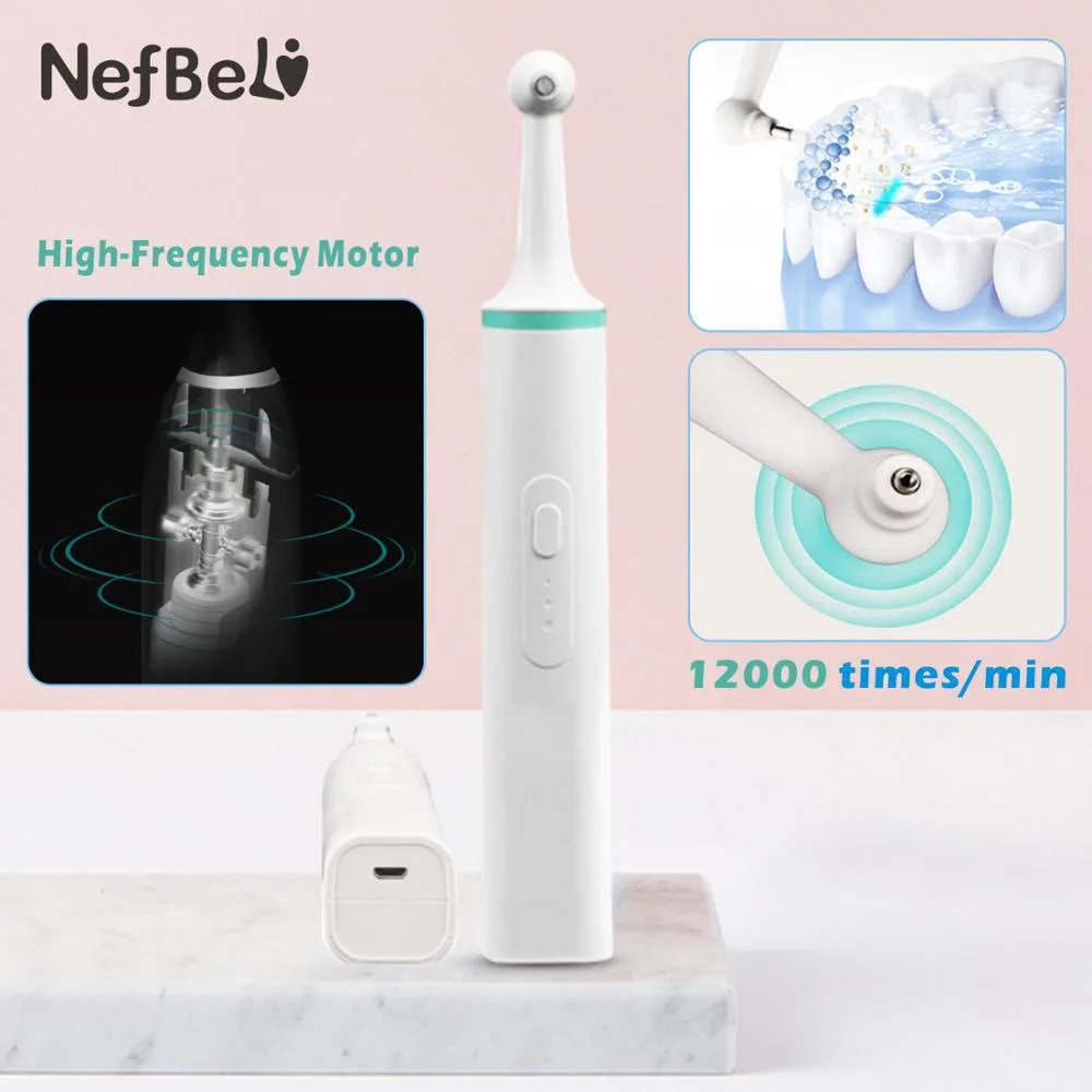 Electric Teeth Whitening Cleaning Oral Tool Tooth Polisher Multifunction Stain Plaque Remover 4 In 1 Strong Motor