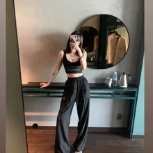 19ss we11 done брюки женские свободные подходят высококачественные спортивные брюки Повседневная Уличная одежда в стиле хип-хоп спортивная одежда хорошо сделанные брюки