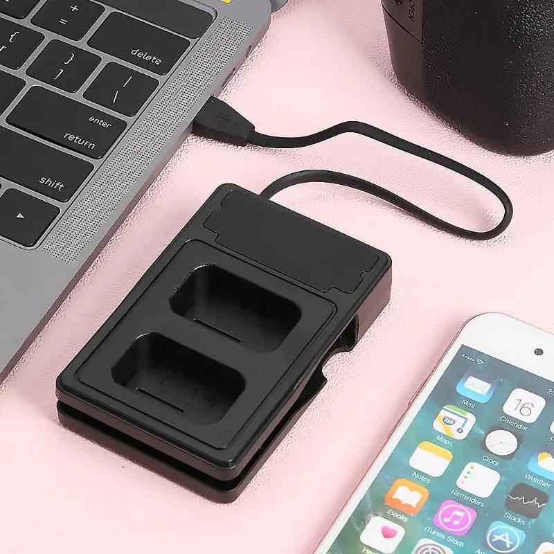 Portable New NP-FW50 Camera Battery Charger for Sony A6000 5100 A3000 A35 A55 A7S II with Type-C and Micro-USB Input Interface