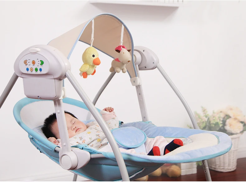 Колыбель для новорожденных Детское кресло-качалка Детская электрическая колыбель кресло-качалка Комфортный детский шейкер