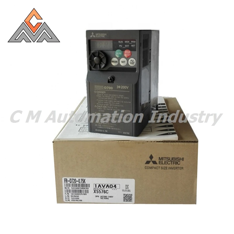 

Original New PLC Frequency Converter Single Phase 220V FR-D720S-0.4K FR-D720S-0.75K FR-D720S-1.5K FR-D720S-2.2K