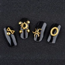 Японский стиль Маникюр металлические заклепки Маникюр маленькие рисовые зерна сплава патч, аксессуары поворотный стол Барби a 83