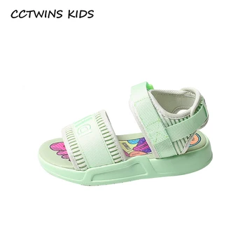 

CCTWINS Kids Shoes 2020 Summer Baby Boys Casual Soft Shoes Children Fashion Beach Sandals Girls Brand Black Flat BS532