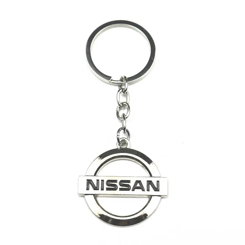 3D металлический автомобильный стильный модный брелок для ключей для Nissan Nismo Tiida Teana Skyline Juke X-Trail Almera