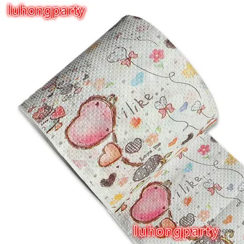 

90M Love Flower Balloon Paper Toilet Tissues Roll Napkin for Christmas Wedding Party Wholesale