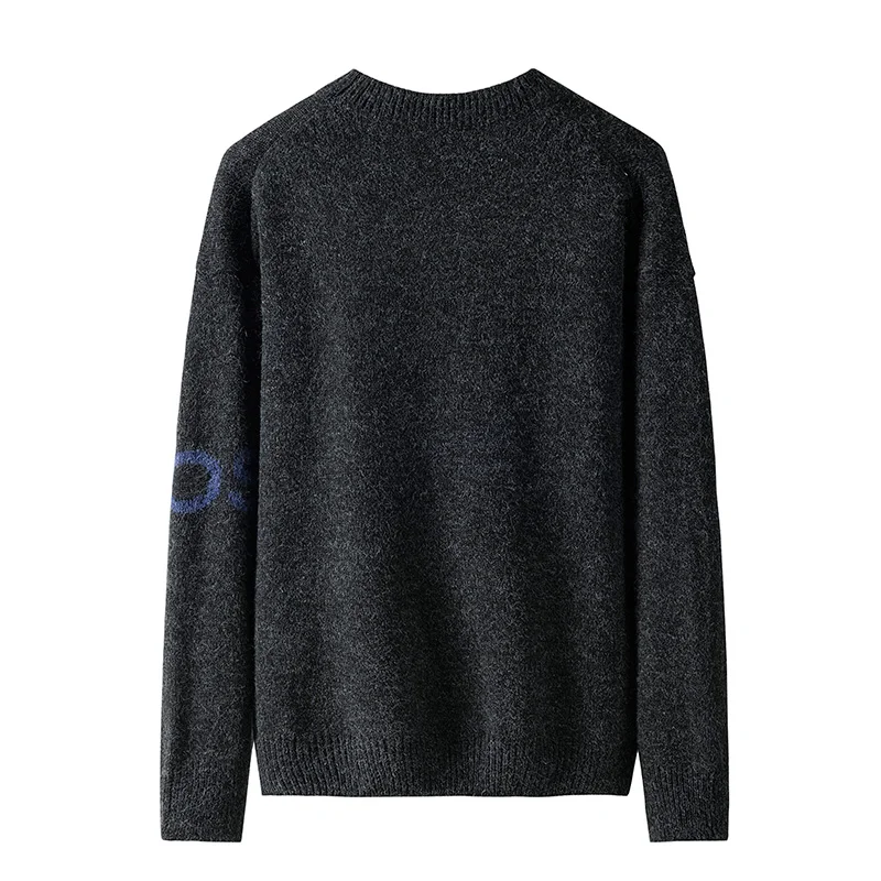 2019 Autumn New Korean Version of The Trend of Men's Long-sleeved Bottoming Sweater pullover Sweater High Quality Winter clothes