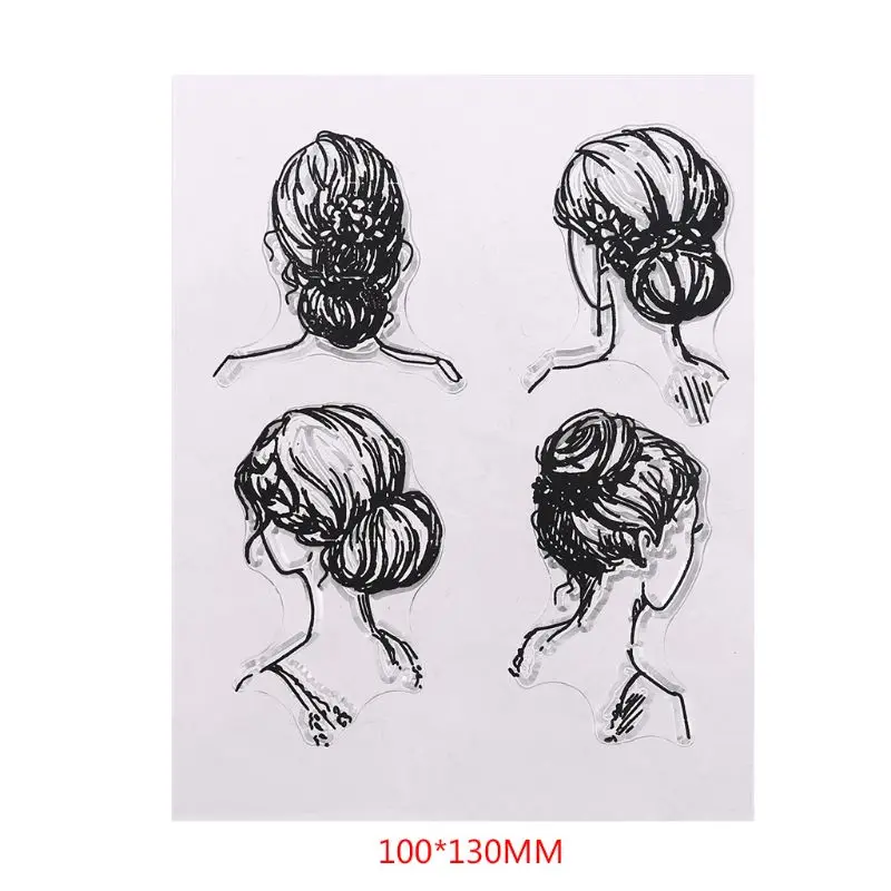 

Girl Back Silicone Clear Seal Stamp DIY Scrapbooking Embossing Photo Album Decor 634E