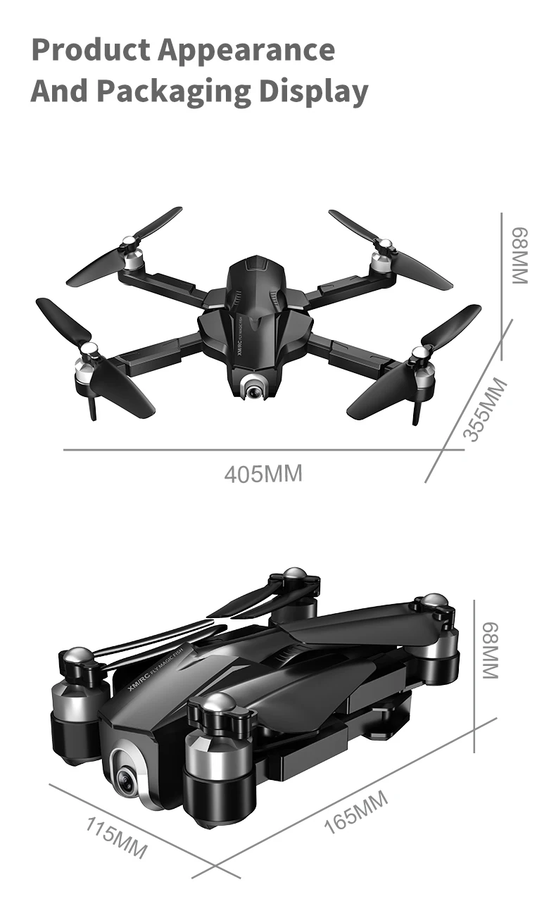 Gps Дрон 4K Дрон с HD камерой удержание высоты Следуйте за мной RC Квадрокоптер Wifi FPV Дроны с камерой HD VS F11 PRO ZEN K1 E520