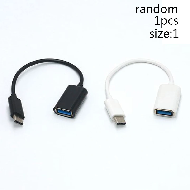 1 шт. type-C/Micro для OTG USB порт адаптер конвертер кабель для смартфонов планшет GV99 - Цвет: 1