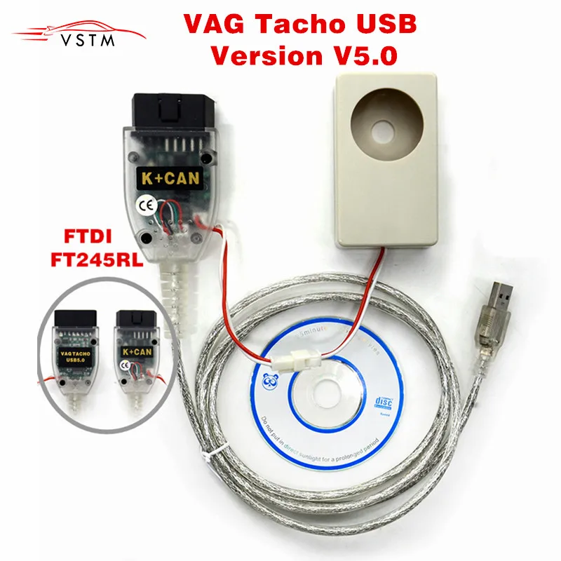 

2019 Vagtacho USB Version 5.0 High Quality Professional ECU Chip Tuning Tool Tacho 5.0 USB 5.0 Free Shipping
