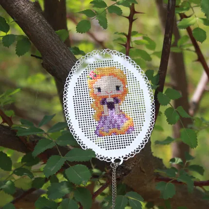 M Lovers bear ремесло вышивка крестиком Закладка рукоделие вышивка рукоделие счетный крест-Набор для вышивки - Цвет: Фиолетовый