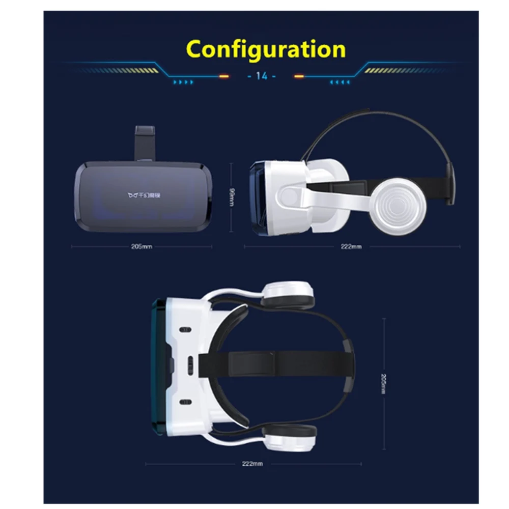 Гарнитура виртуальной реальности 3D VR очки T tv Box SHINECON для ТВ фильмов видеоигр iOS