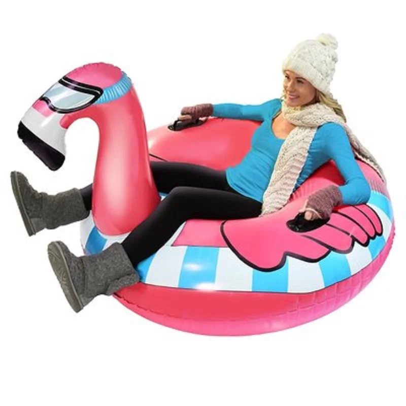 

Ski Circle Inflatable Flamingo Unicorn Ring For Adult Skiing Ring Swimming Circle Pool Swimming Mattress Beach Water Snow Toy