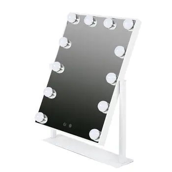 

12LEDs Make Up Mirror Hollywood Style Dimmable Table Bulbs Vanity Makeup Mirror Lights USB Powered 110-240V EU