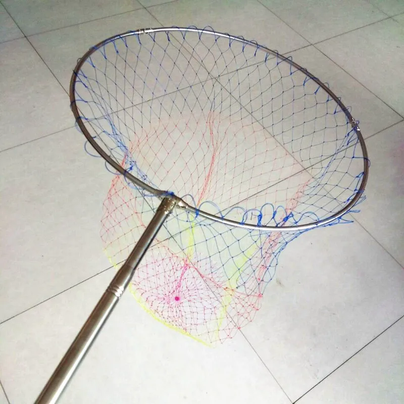 

Extendable Positioning Fishing Rod Coat Three-section Four Fishing Rod in a Net Rod Multi-Size Stainless Steel Dip Net