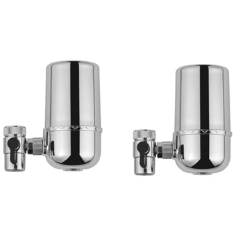 

2Pcs Kitchen Tap Faucet Can Be Rotated 360 Degree Washable Ceramic Filter Water Filter Water Purifier Replacement Filter