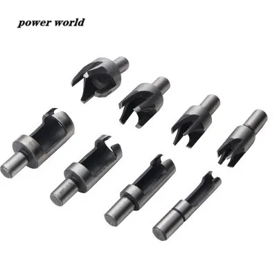 

Woodworking Drilling Tool HCS Round Handle And Tapered Wood Plug Hole Cutter Plug Cutting Drill Steel Knife Barrel Claw