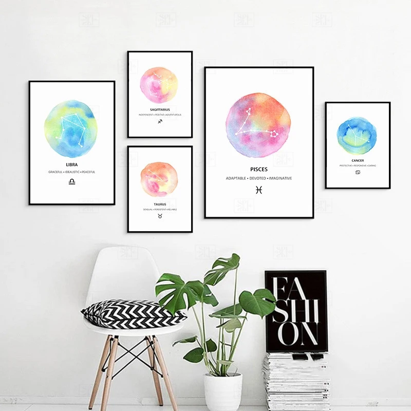 Watercolor-Constellation-Astronomy-Zodiac-Stars-Canvas-Painting-Poster-And-Print-Living-Room-Wall-Art-Decoration