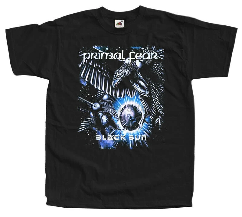 Primal Fear Black Sun Black T Shirt Cover Dtg Sizes S 5Xl 100 Cotton T