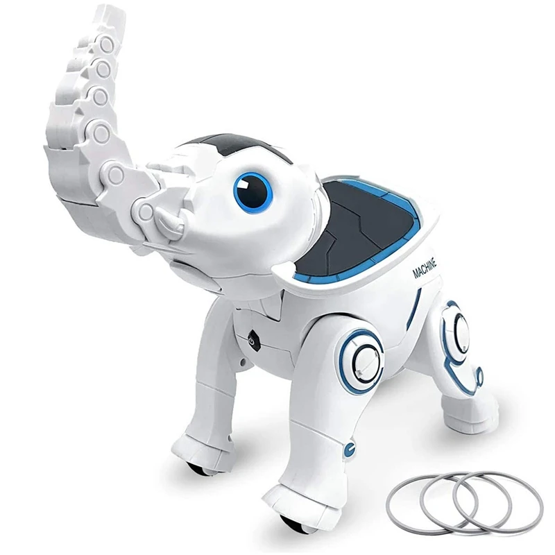 Remote Control Elephant Robot, RC Elephant Toys Programming Interactive