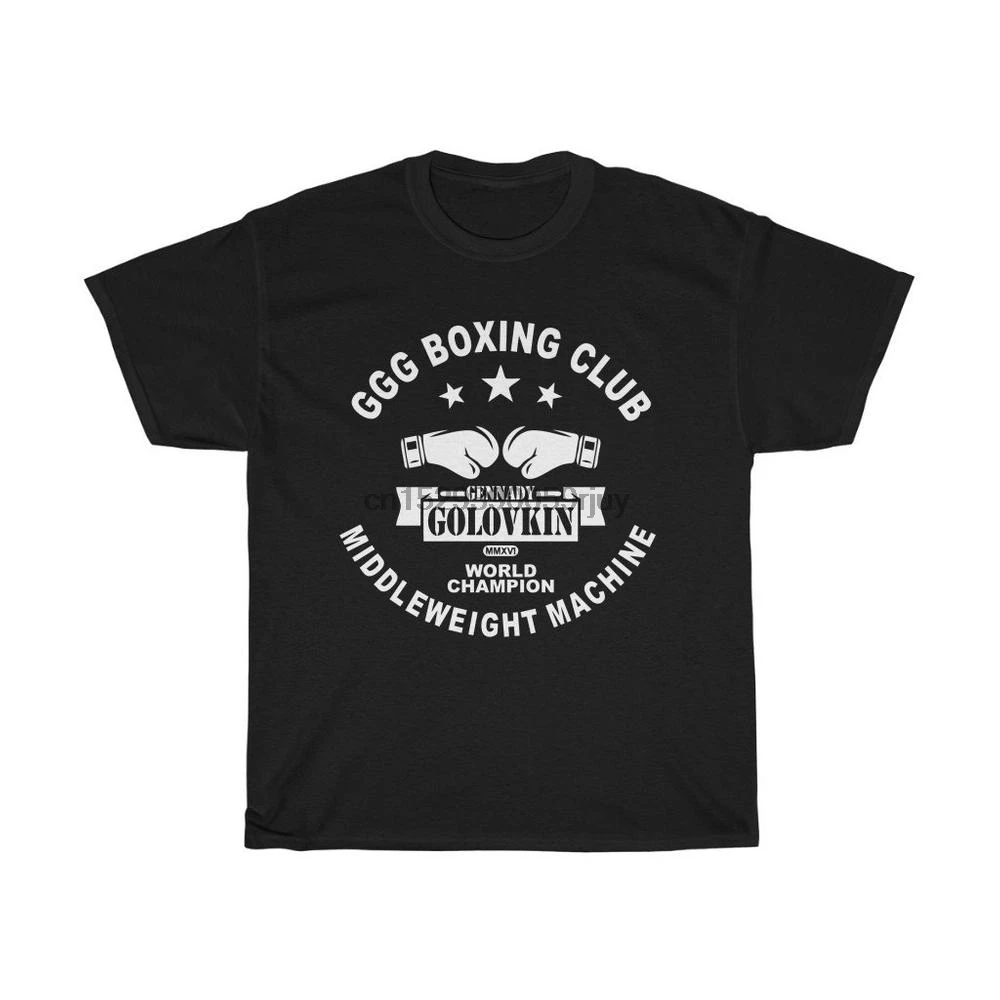 Футболка для боксерского клуба GGG футболка команды Golovkin тяжелая хлопковая