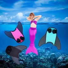 

Children Kid Mermaid Swimming Fins Duck Flippers Rubber Short Swim Diving Neutral Size Equipment Fins Fins Flippers Adjusta M5m6
