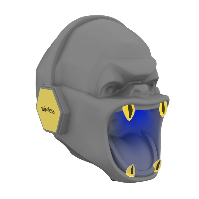 Креативная Беспроводная bluetooth колонка King Kong TWS подключение басов стереозвук