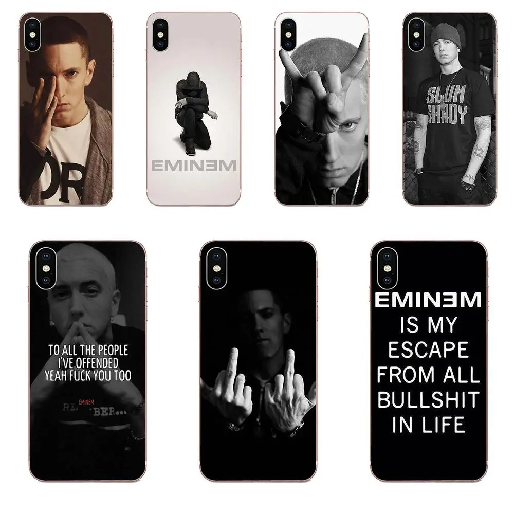 Супер Рэп певица звезда Eminem музыкальный плакат для samsung Galaxy Note 5 8 9 S3 S4 S5 S6 S7 S8 S9 S10 5G
