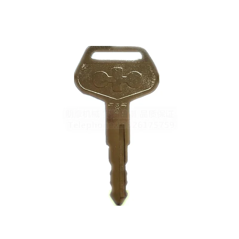 3 pcs parts for Komatsu PC56-7 60 120 130 200 220 300 360-7-8 ignition key embryo 787 copper key ignition switch excavator parts