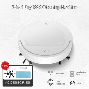 

Robot Vacuum Cleaner Automatic Robotic Smart Wireless Sweeping Vacuum Cleaner 1800Pa High Coverage L Dry Wet Cleaning Machine