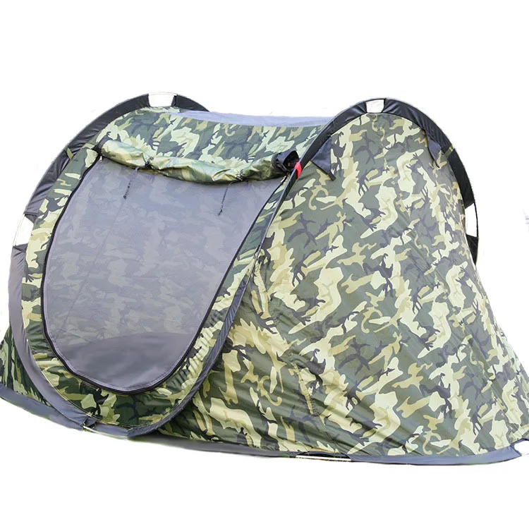 

Ship Tent Double Automatic Quickly Open Army Green Double Tent Water Resistant Sun-Protection Camping Ship Tent