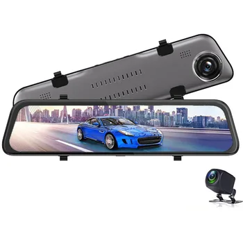 

Car Driving Recorder 12 Inch HD Dual Lens Touching Screen Wide Angle Night Vision Parking UY8