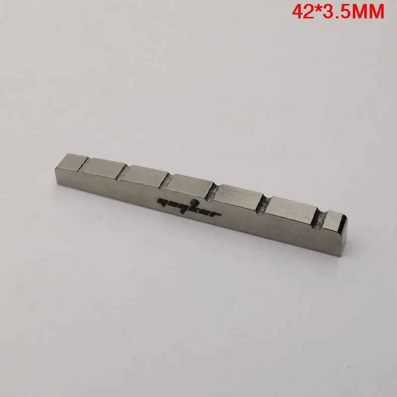 1 PCS GUYKER Titanium alloy Slotted Guitar Nut 42*3.5MM For ST | Спорт и развлечения