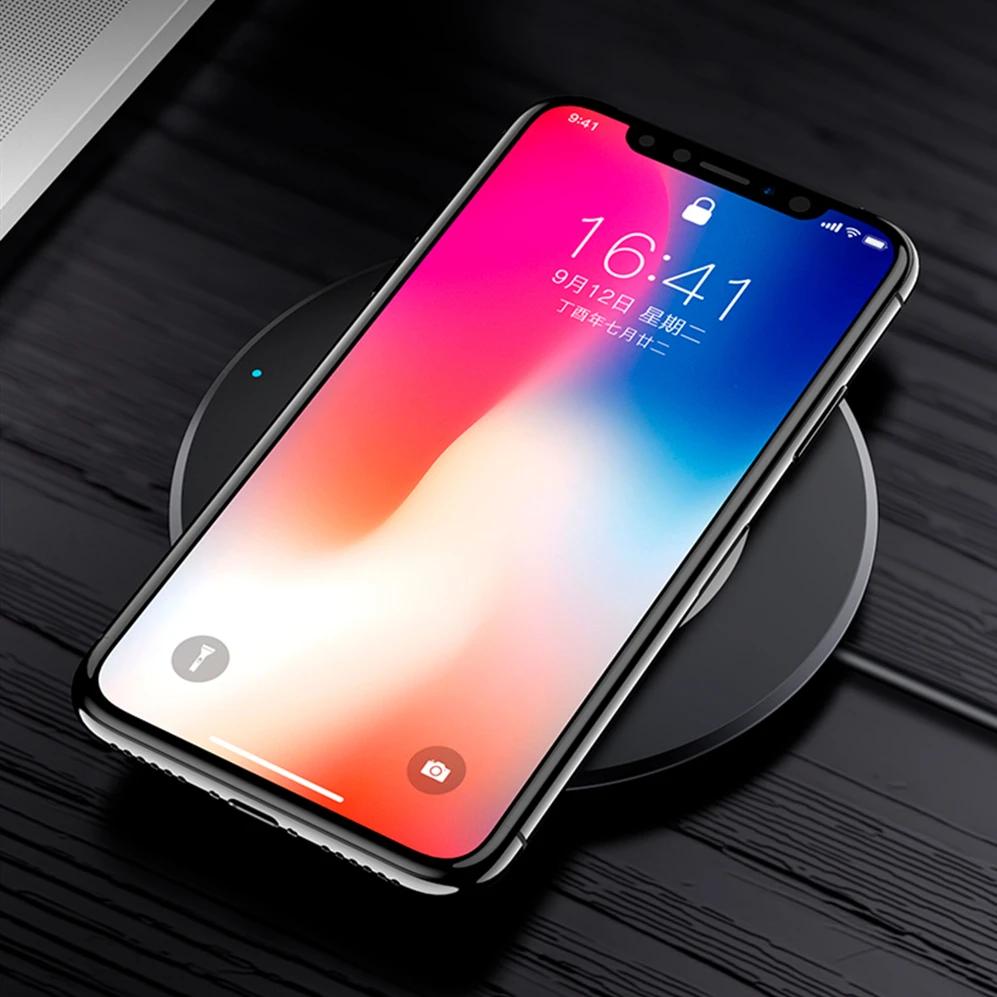 QI быстрое зарядное устройство для samsung S10 S8 S9 Plus Note 9 8 USB зарядное устройство для телефона Qi Беспроводное зарядное устройство для IPhone X Xs MAX XR 8 Plus