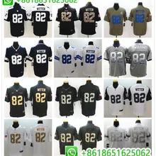 Сшитые Мужчины Даллас#82 Джейсон Виттен игра Цвет пик футбольные майки